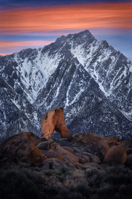 Boot Arch Sunset print