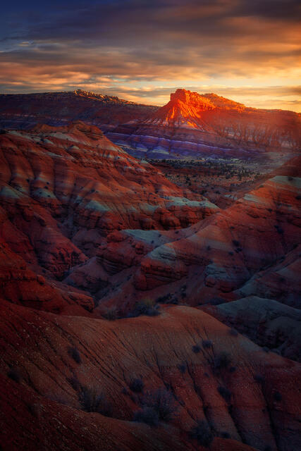 Badlands Sunrise print