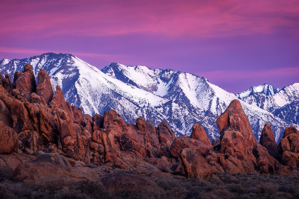 Soft Sierra Sunrise