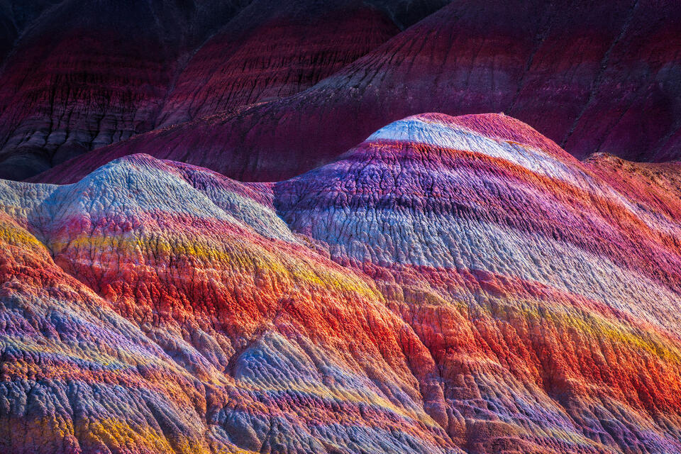 A beautiful contrast of color and light in Southern Utah’s Paria Badlands.